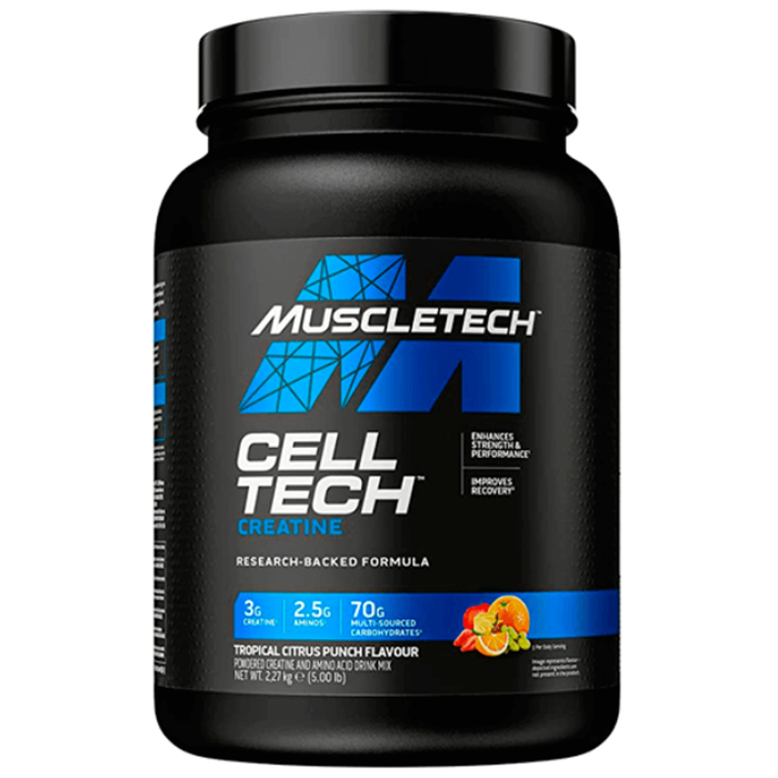 Muscletech Performance Series Cell-Tech Creatine 2,27kg Pulver Dose Tropical Citrus Punch