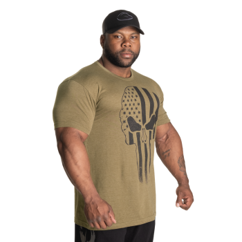 GASP Skull Standard Tee Army Green