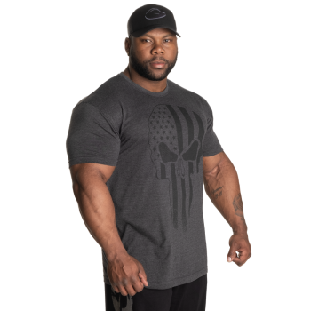 GASP Skull Standard Tee Dark Grey XL