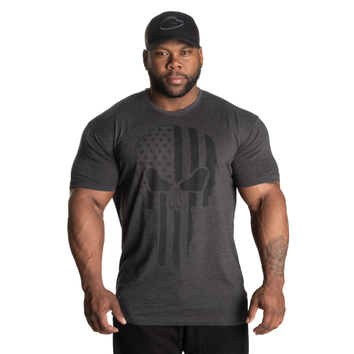 GASP Skull Standard Tee Dark Grey XXL