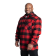 GASP Heavy Flannel Shirt Red-Black XXXL