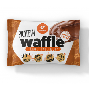 Go Fitness Protein Waffle 12 x 50g Waffel Kiste