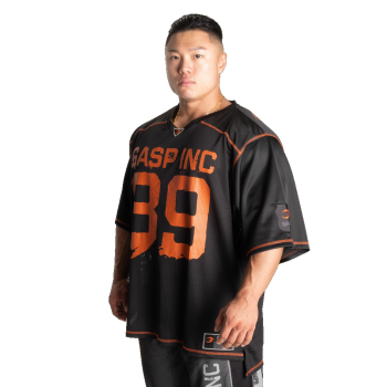 GASP No1 Football Tee Black-Flame S