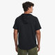 Under Armour Project Rock Terry Short Sleeve Hoodie Black XXXL