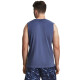Under Armour Mens Project Rock Show Me Sweat Tank Navy XL