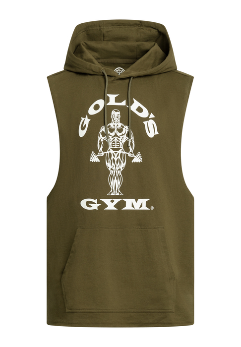 Golds Gym rmelloser Hoodie &ldquo;Muscle Joe&rdquo; Olive