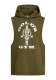 Golds Gym Ärmelloser Hoodie “Muscle Joe” Olive