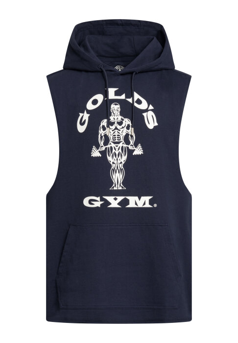 Golds Gym Muscle Joe Sleeveless Hoodie navy XL