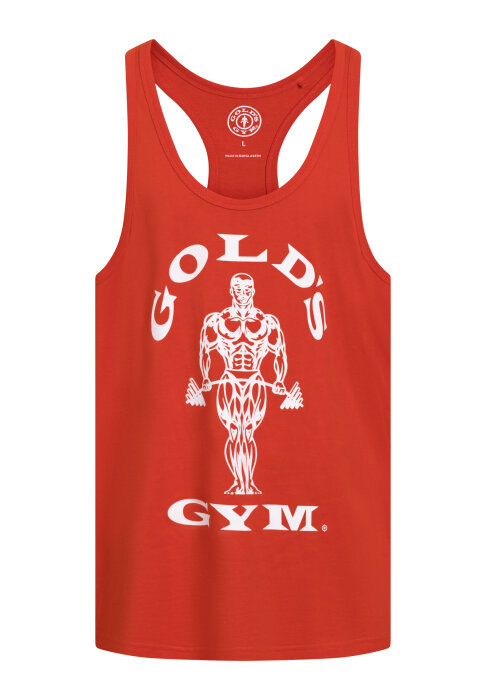 Golds Gym Muscle Joe Stringer Red S