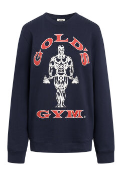 Golds Gym Muscle Joe Sweatshirt navy L