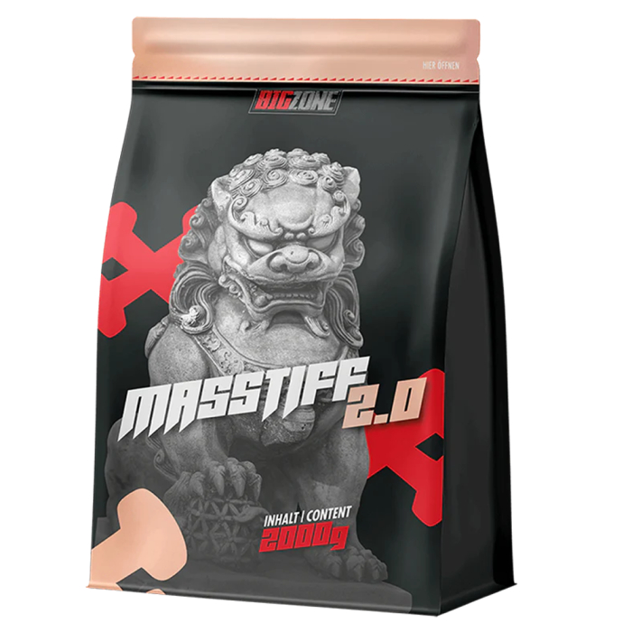 Big Zone Masstiff 2.0 Weight Gainer 2000g Beutel Vanille