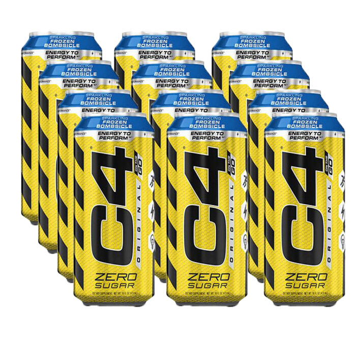 Cellucor C4 Carbonated Drink 12 x 500ml Dose Twisted Limeade