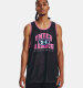 Under Armour UA Baseline Reversible Jersey Tank Black-Rose XXL