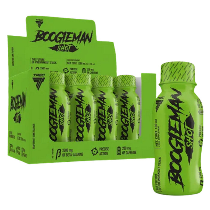 Trec Nutrition Boogieman Booster Shot 12 x 100ml Flasche Kiste Forest Fruits