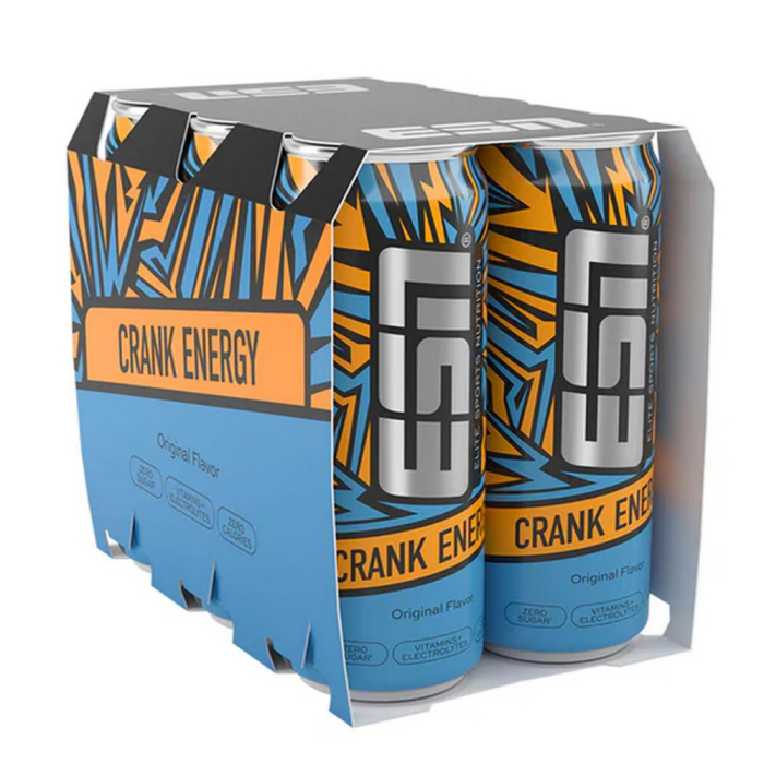 ESN Crank Energy 6 x 500ml Dose White