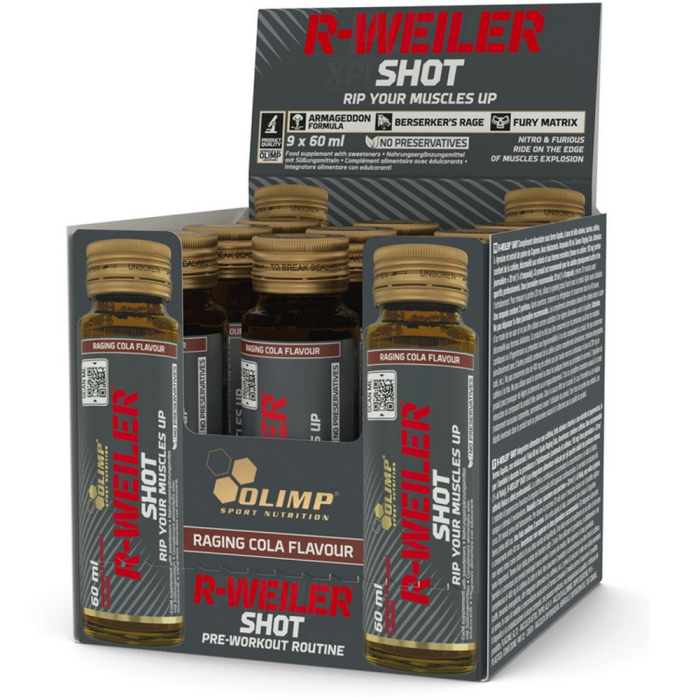 Olimp R-Weiler Shot 9 x 60ml Glasampulle Orange Juice