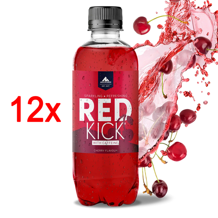 (MHD) Multipower Red Kick Energy 12 x 330ml Flasche Kiste (Pfandartikel)