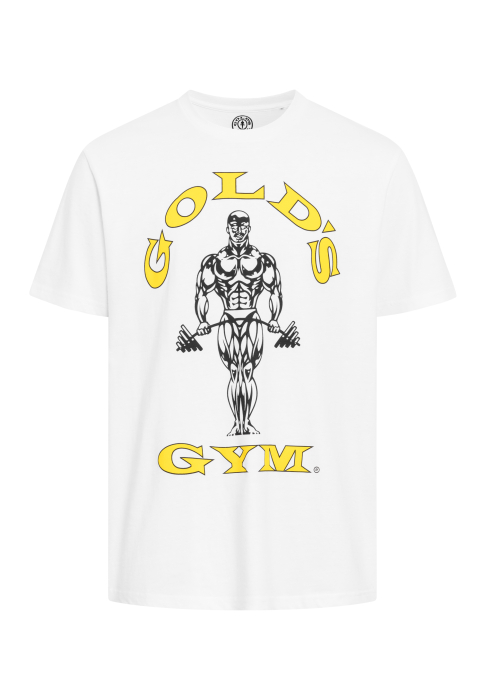 Golds Gym Sport T-Shirt Muscle Joe White M