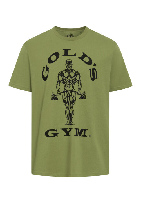 Golds Gym Muscle Joe Sport T-Shirt Olivgrün