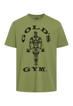 Golds Gym Muscle Joe Sport T-Shirt Olivgrün