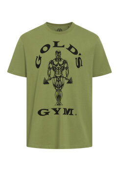 Golds Gym Muscle Joe Sport T-Shirt Olivgrün M