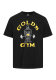 Golds Gym Classic Joe Crew Neck Tee Sport T-Shirt Black