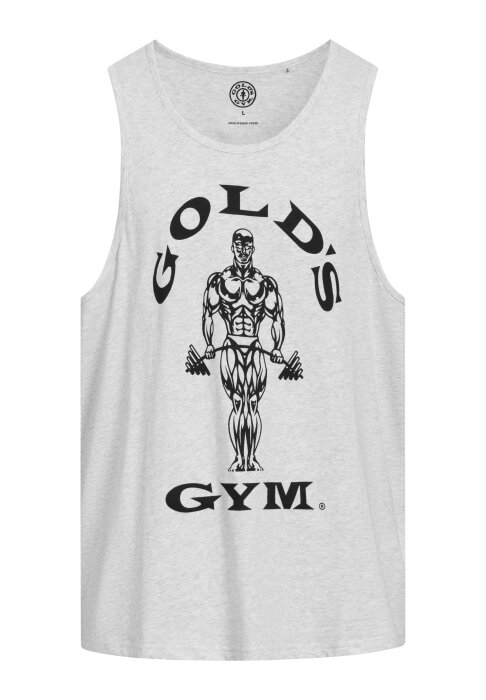 Golds Gym Tank Top Muscle Joe Light Grey Melange L