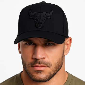 Mitchell & Ness  Logo Classic Red Chicago Bulls Black