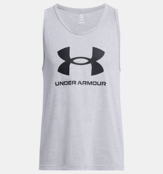 Under Armour Sportstyle Logo Tank Grey M