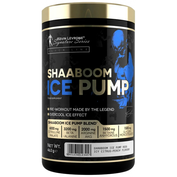 Kevin Levrone Shaaboom ICE Pump 463g Pulver Dose Mango Passionfruit
