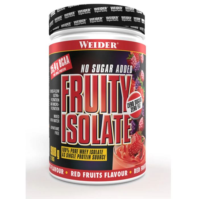 Weider Fruity Isolate Whey Protein 908g Dose Rote Frchte
