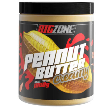 Big Zone Peanut Butter 1000g Dose Erdnussmus Creamy
