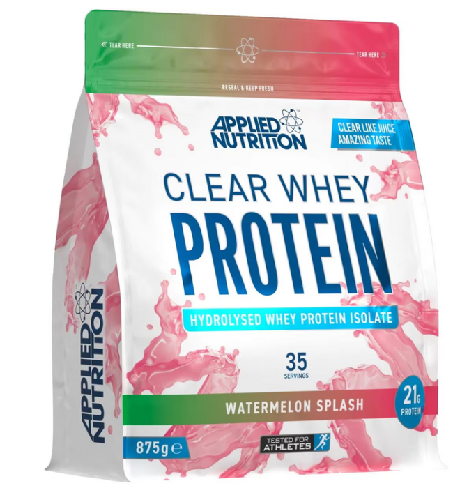Applied Nutrition Clear Whey 875g Pulver Dose Strawberry & Rasperry