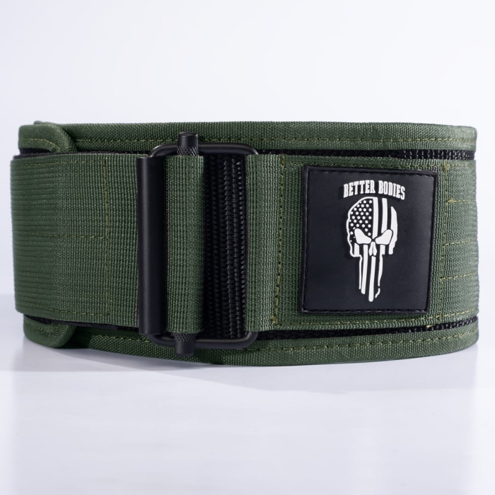 Better Bodies BB Quick Lock Belt Gewichthebergürtel Green-White S