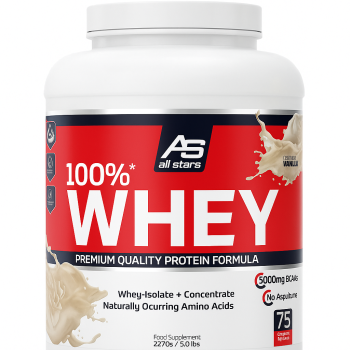 All Stars 100%* Whey Protein Eiweiß 2,27kg Dose Toffee