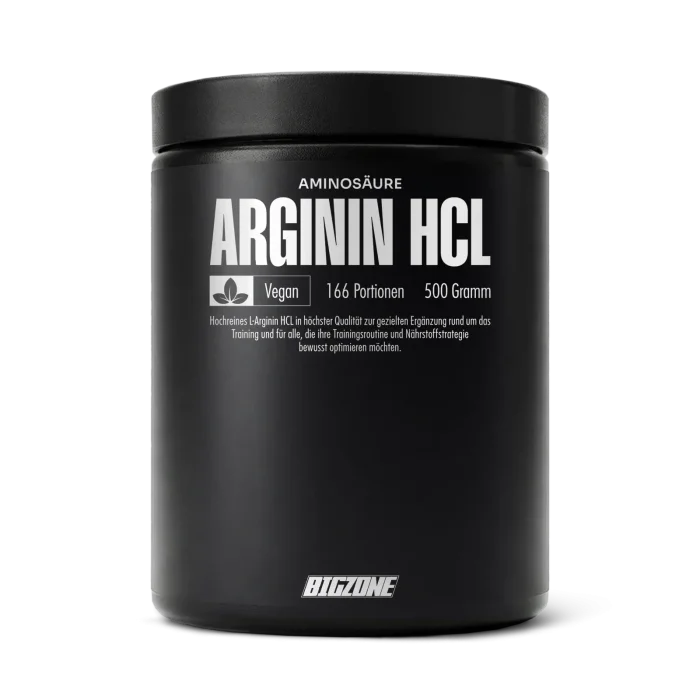 Big Zone Arginin HCL 500g Pulver Dose