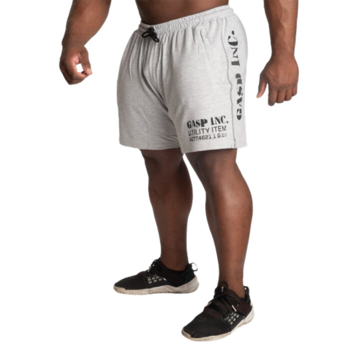 GASP Thermal Shorts 6" Grey Melange S