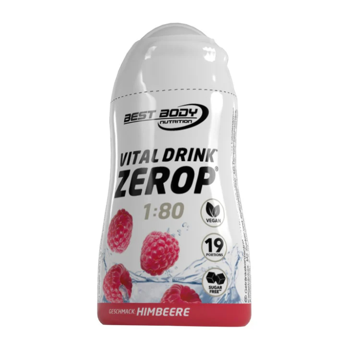 Best Body Vital Drink 48 ml Flasche Mineraldrink Squeeze Flasche Eistee Pfirsich