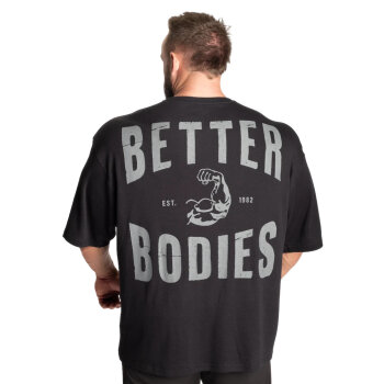 Better Bodies Muscle Iron Thermal Tee Asphalt Asphalt XL