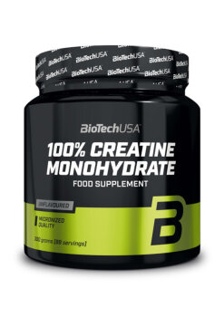 BioTech USA Creatine Monohydrate 500g Pulver Dose