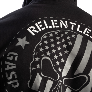GASP Relentless One Classic Hood Black White L