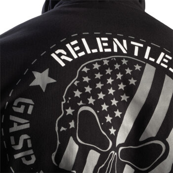 GASP Relentless One Classic Hood Black White XL