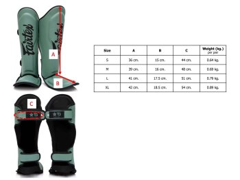 Fairtex X Booster Shinguards FXB SG BK