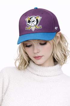 47 Brand Anaheim Ducks Plum No Shot Two Tone