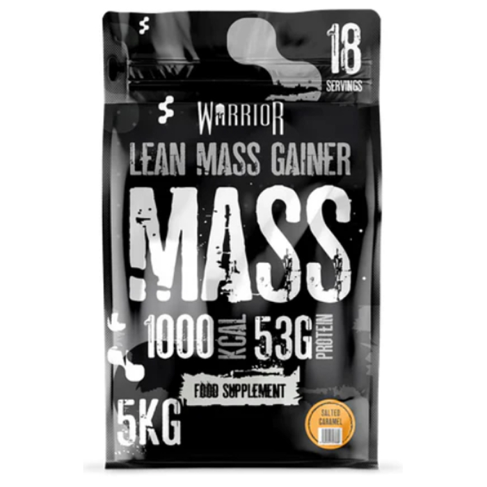 Warrior Mass Lean Mass Gainer 5040g Pulver Beutel Double Chocolate