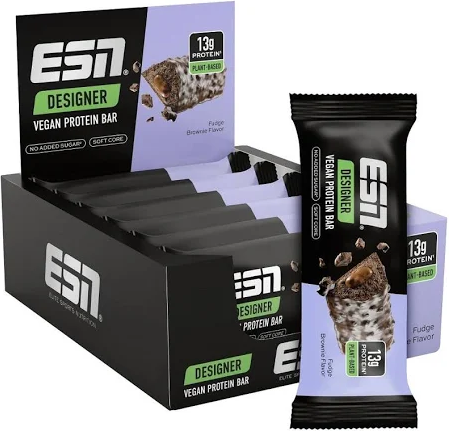 ESN Vegan Designer Protein Bar 12 x 55g Riegel Hazelnut Nougat