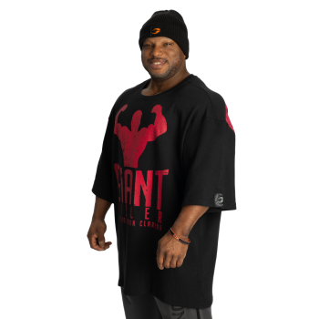 GASP Giant Killer Iron Tee Asphalt-Red