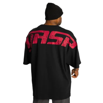 GASP Giant Killer Iron Tee Asphalt-Red