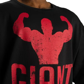GASP Giant Killer Iron Tee Asphalt-Red