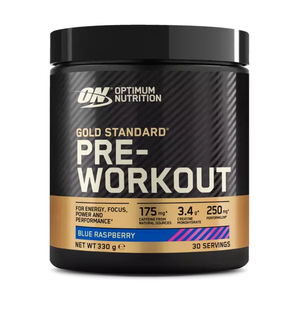 Optimum Nutrition Gold Standard Pre-Workout Booster 330g Pulver Dose Fruit Punch